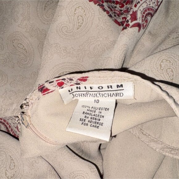 Uniform John Paul Richard Vintage Maxi Skirt-khaki/Tan-Size 10-GUC - Picture 7 of 7